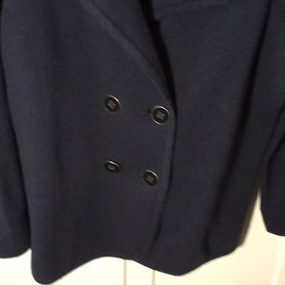 NIC + ZOE DARK NAVY DOUBLE BREASTED BLAZER. L - Picture 4 of 5